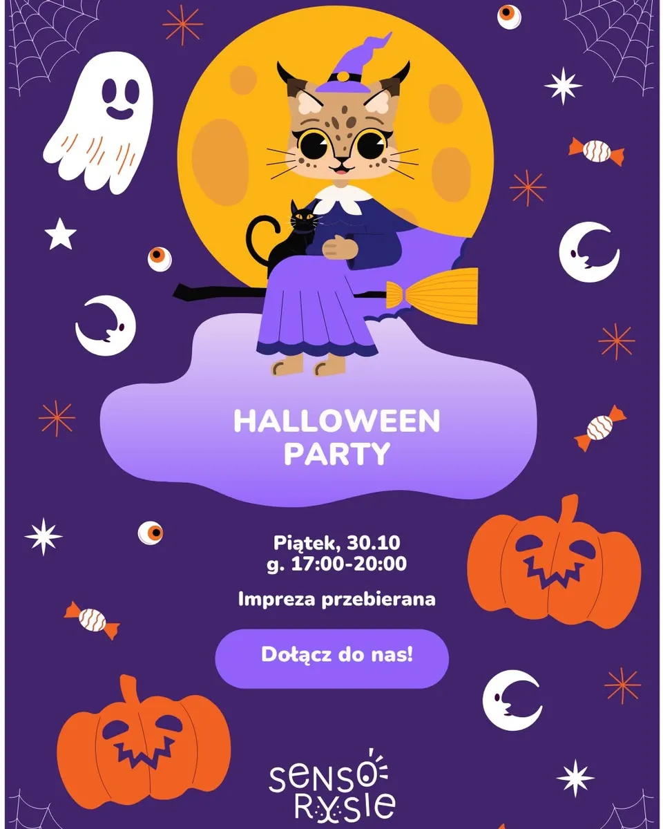 Halloween Party w Sensorysie (3-9 lat)